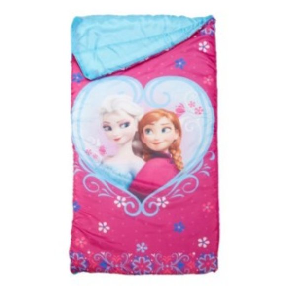 Frozen Elsa & Anna Pink Indoor Sleeping Slumber Bag RARE Discontinued NWT/NEW! - Picture 3 of 15